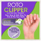 ROTO CLIPPER ELECTRIC NAIL TRIMMER  White/Green