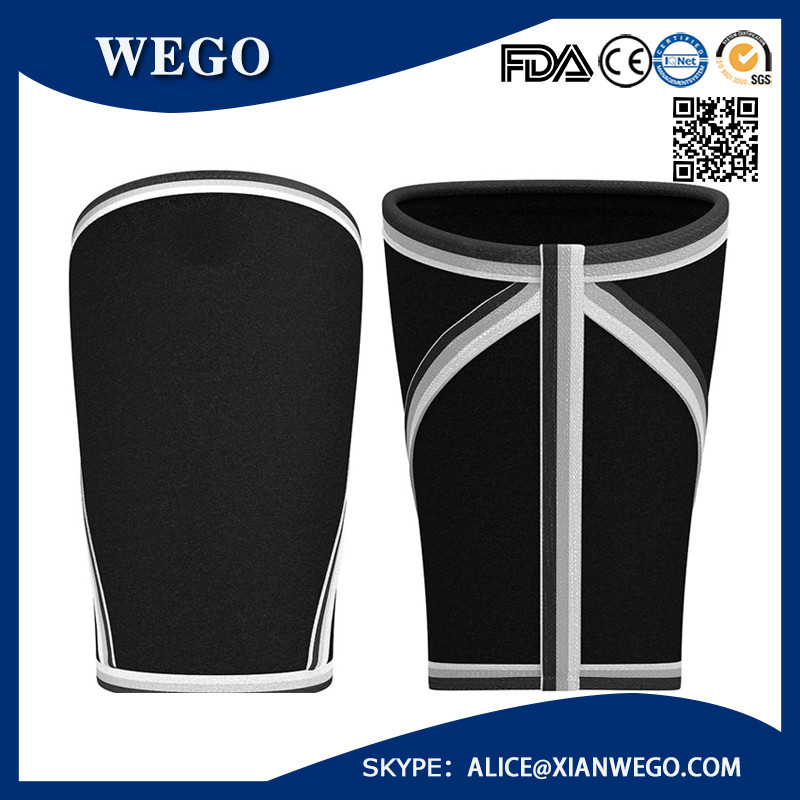 BLAC Knee Sleeves Compression WrapWeightlifting Powerlifting Weight Lifting 7mm Knee Wraps