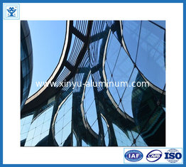 China China high quality brushed aluminum profile for curtain wall/glass wall for sale supplier