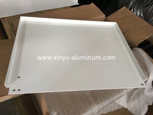 China White powder coating panel with tapping and bending for the outdoor light box supplier