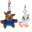 Plush Unicorn Keychain Licorne Plush Toy Durable plush banana keychain toy for baby