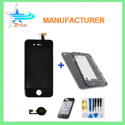China High Resolution IPhone LCD Screen Replacement With Digitizer , iPhone 4 Display supplier