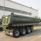 30ton sand transport U shape tipper trailer with 3 axles