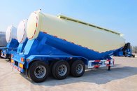 40m3 bulk cement tanker semi trailer 50ton load V type silo bulk powder tank trailer