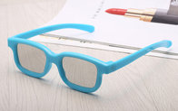 low price high quality 3d plastic passive  glasses  circular polarized 3D Viewer for cinema or TV muti-color