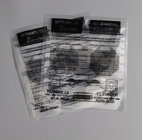 High quality PE cloth packaging pouch with window clear Resealable plastic zipper zip lock packaging bag for Stockings