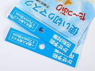 custom printed plastic clear window packaging bag for cleaning products