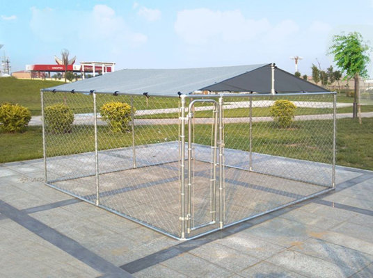 China 3x3x1.82M Thick Hot Galvanized Fence Big Dog Kennel/Metal Run/Pet house/Outdoor Exercise Cage supplier