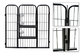 80x80cm x8pcs  Black Powder Coated Wire Mesh Small Size Dog Kennel,Pet Cages,Carriers &amp; Houses,Welded Mesh supplier