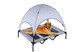 60x45x16cm Portable dog bed with tent, military bed, golden retriever mattress, Teddy Little Medium Dog House  with tent supplier