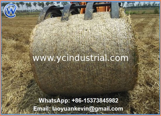 Hot Selling 100% HDPE 8.33gsm 1.23 x 3000m Straw hay bale net wrap with high quality