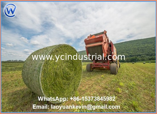 Hot Selling 100% HDPE 10gsm 1*3600m Straw hay bale net wrap with high quality