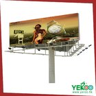 Outdoor highway highway triangle billboard advertising frame and pole