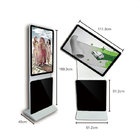 Hot sale 43'' Shopping center Infrared Touch Screen LCD Android Interactive Rotating Indoor Floor Stand Display