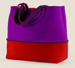 2014 Europe stylish fashion lady handbag big practical leisure candy color neoprene tote