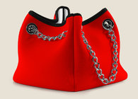 neoprene tote handle bag for ladies / OEM manufacturer shopping bag export to Italy