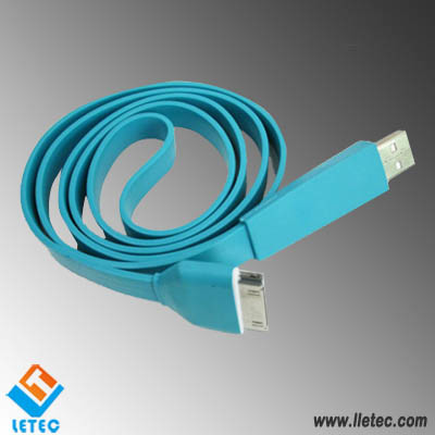 LA017 Apple Dock30pin - USB2.0 M/M Flat cable