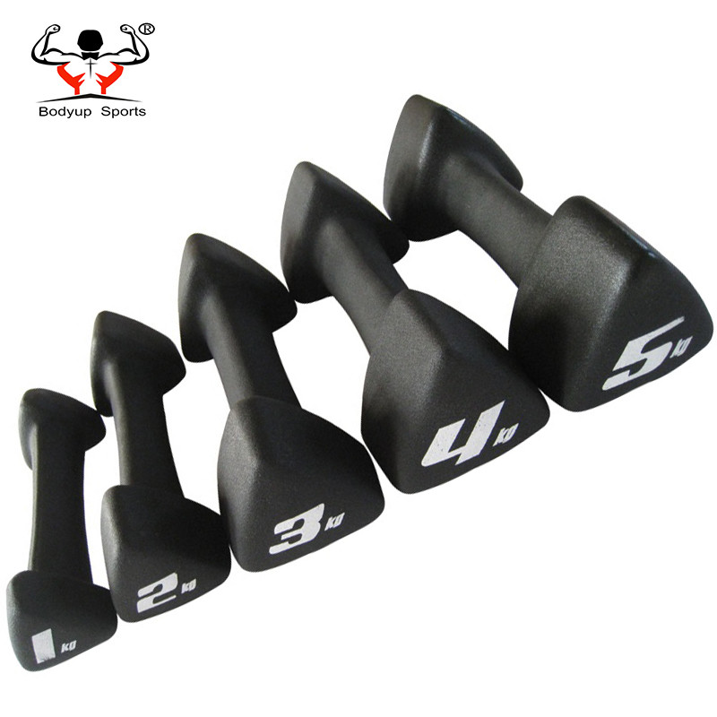 New Popular Dipping Or Neoprene PVC Dumbbell With Triangle End