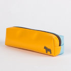 Cheap promotional PU leather zipper pencil case