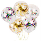 Birthday Party Balloon,High Quality 12 Inches Party Clear Balloon With Confetti