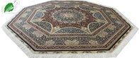 Persian Central Circle with eight sides Handmade Silk Carpet