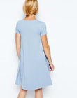 Plus size maternity dresses clothes with 2 front pockets wholesale
