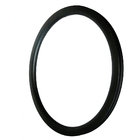 Carbon Clincher Compatible Tubuless Rims 700C 60MM 25mm Wide Road Bicycle Ruedas carbono carretera Compatible for V&Disc