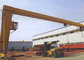 YT single beam semi gantry crane,single girder gantry crane 10 ton