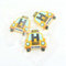 Injection Labels Private Custom 3D Cartoon Car Logo Soft PVC Rubber Fridge Magnets for Decoration supplier