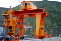 Dam Floodgate Gantry Hoist  Lifting capacity: 2×630KN Lifting height: 28(above rail)/21m(below rail)