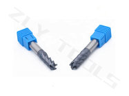 HRC55 tungsten carbide end mill 4F flatted endmill cutter TiAlN coating 4mm 6mm 8mm 10mm end mill China manufacturer