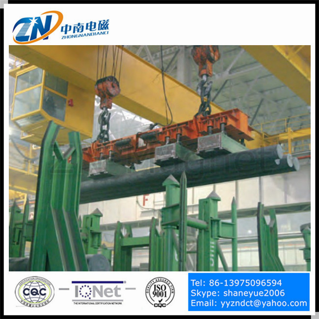 Rectangular Lifting Electromagnet for Round and Steel Pipe MW25-14085L/1