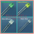Top quality 5mm Flat led diode color diffused with Super Brightness and standard view angle