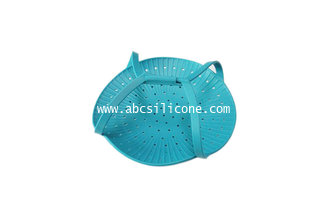 China fashionable silicone steamer for food ,foldable silicone steamer supplier