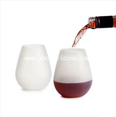 China silicone coffee cup wine cup ,transparent menstrual cup silicone medical bar wine cup supplier