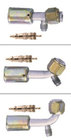 #6 #8 #10 #12 Al joint with Al jacket R12 high & low pressure valve( Female Flare) / auto air conditioning hose fitting