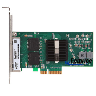 China Femrice 1G Quad Port RJ45 Ethernet Server Adapter Intel I350 Chip Server Network Interface Cards supplier