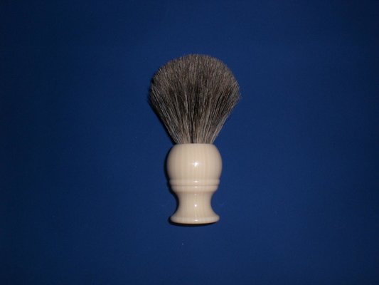China Gray Pure Badger Men Shaving Brush #AAE122 Silvertip Badger Brush supplier