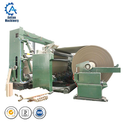 Kraft Paper Roll Slitter Rewinder Machine Frame Type Paper Rewinder Machine For Paper Mill