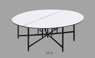 2015 top quality Restaurant folding iron PVC bistro table (YT-2)