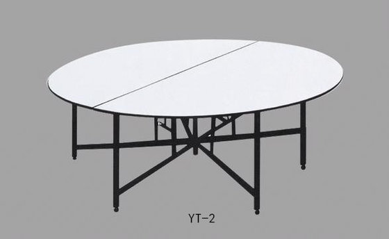 Top quality Restaurant folding iron PVC table (YT-1)