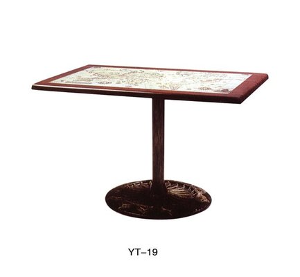 Modern furniture metal iron table base in carteen  (YT-17)