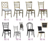 Chinese Furniture Manufacturer Chiavari Chair Gold For Wedding Party (YC-4)