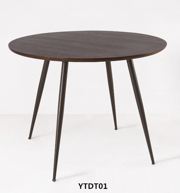 FURNITURE MANUFACTURE Metal wood look coffee TABLE IN living home (YTDT01)