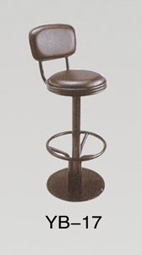Most popular newest simple high Metal legs bar chair with high back (YB-17)