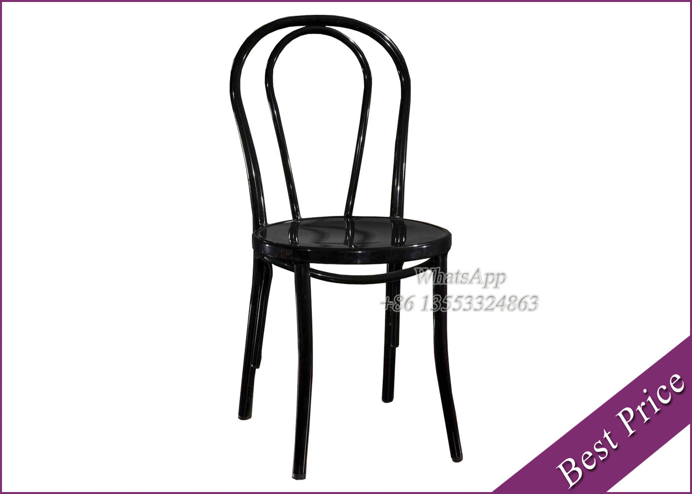 Wedding Party Metal Black Chiavari Chair For Sale With Wholesale Price (YC-7)