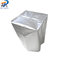 Customized laminated Flat Square Bottom Snack aluminium foil Food Packing bag supplier
