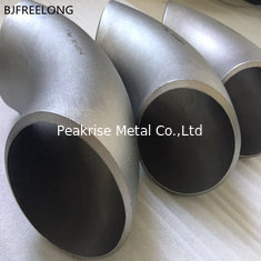 China Reliable and Good titanium elbow for pipe fitting custom  titanium elbow 45,30,90dgree elbow supplier