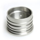 Custom small manufacturing machine parts/titanium machining shaft silver