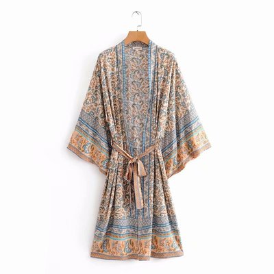 Bohemian Inspirated Oversized Cotton Kimono